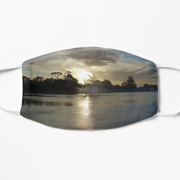 Fountainhenge Lake Wendouree Ballarat Flat Mask