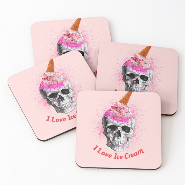 Item preview,   Ice Cream Skull designed and sold by Gothic Fantasy.