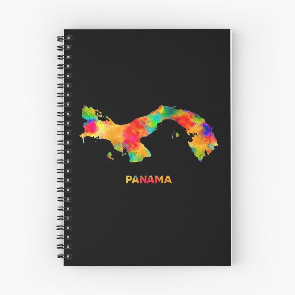 Item preview, Living in Panama Style World of Art Panamanian Watercolor Map  designed and sold by best-of-panama.