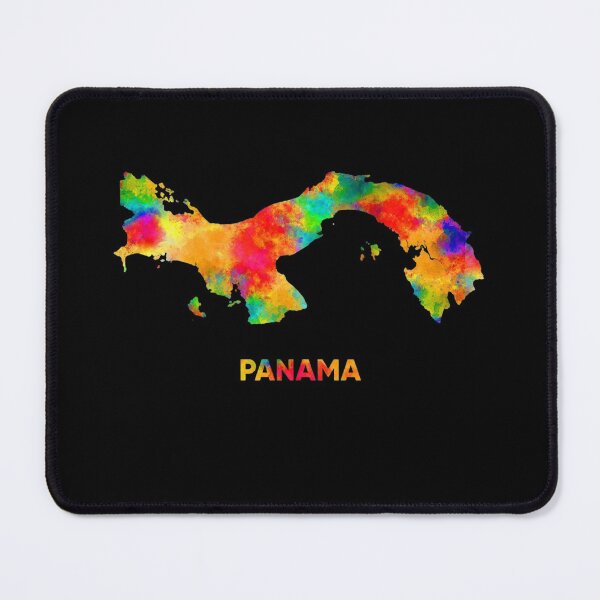 Item preview, Living in Panama Style World of Art Panamanian Watercolor Map  designed and sold by best-of-panama.
