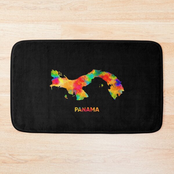 Item preview, Living in Panama Style World of Art Panamanian Watercolor Map  designed and sold by best-of-panama.