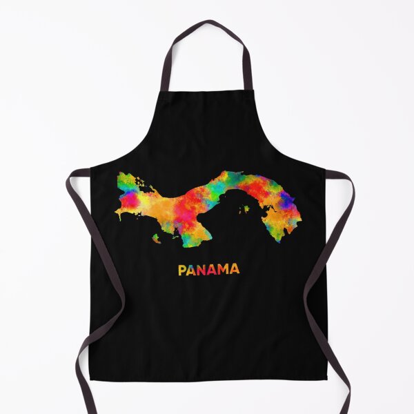 Item preview, Living in Panama Style World of Art Panamanian Watercolor Map designed and sold by best-of-panama.