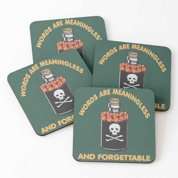 Item preview, Words are meaningless and forgettable designed and sold by SidTastic .