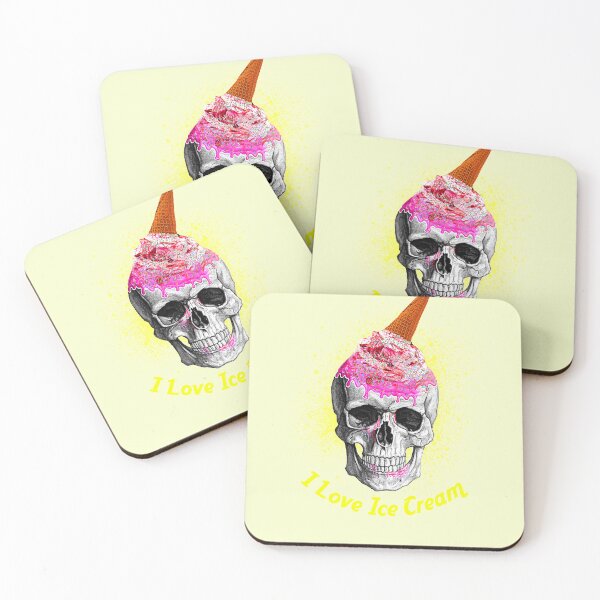 Item preview,    Ice Cream Skull designed and sold by Gothic Fantasy.