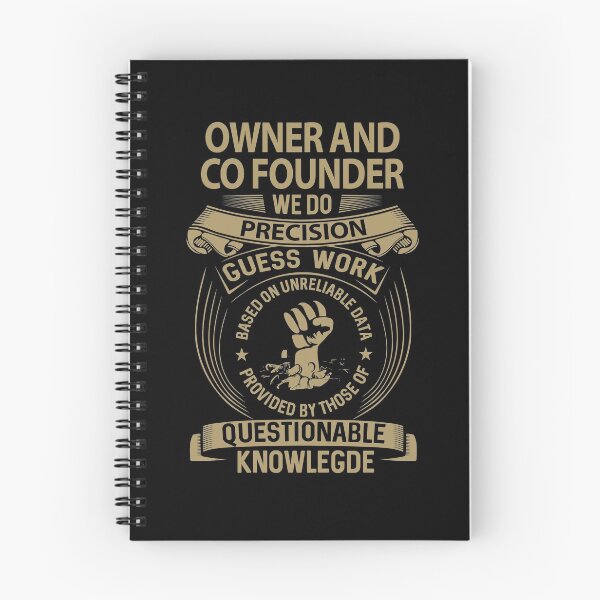 Item preview, Owner And Co Founder T Shirt - We Do Precision Job Gift Item Tee designed and sold by paneczkopat.