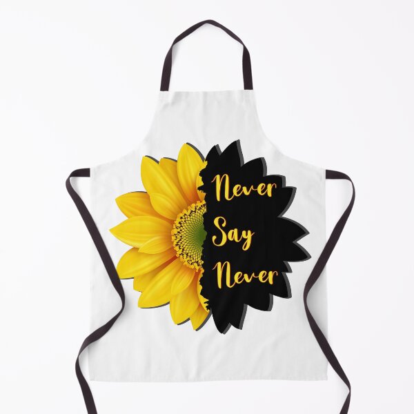 Item preview, Never say Never positive thinking inspiration. designed and sold by bluehatgraphics.