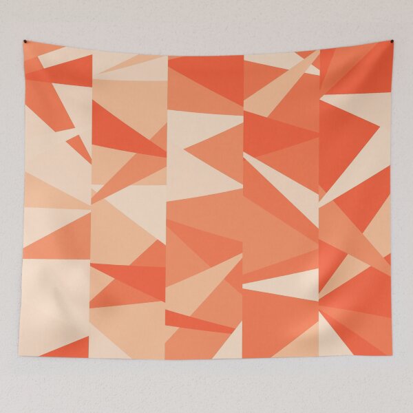 Item preview, Party Fireworks #12 Abstract Triangle Retro Pattern designed and sold by bubblyshades.