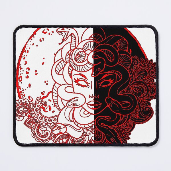 Item preview, Red half Moon Madusa designed and sold by sprayrainbow.