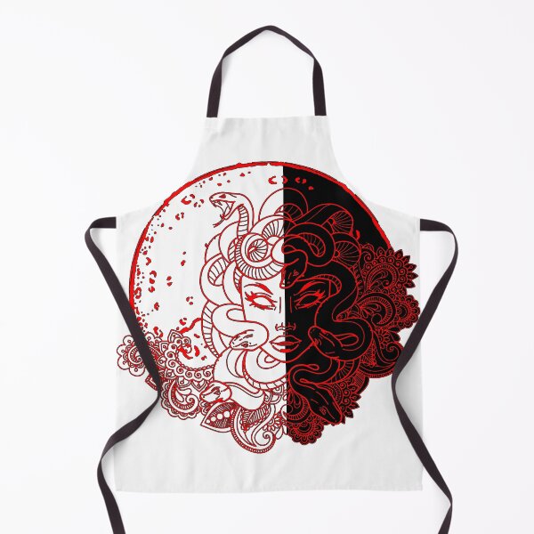 Item preview, Red half Moon Madusa designed and sold by sprayrainbow.