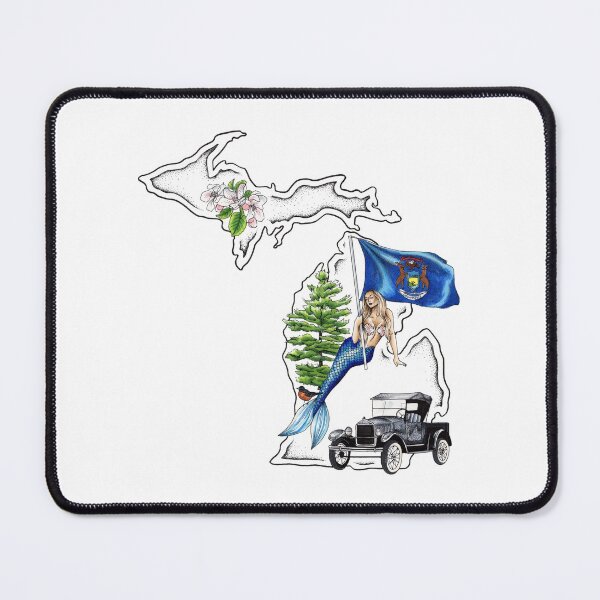 Item preview, Michigan Mermaid designed and sold by Elizabeth Weglein.