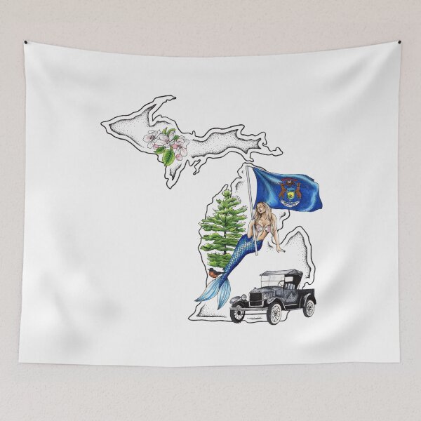 Item preview, Michigan Mermaid designed and sold by Elizabeth Weglein.