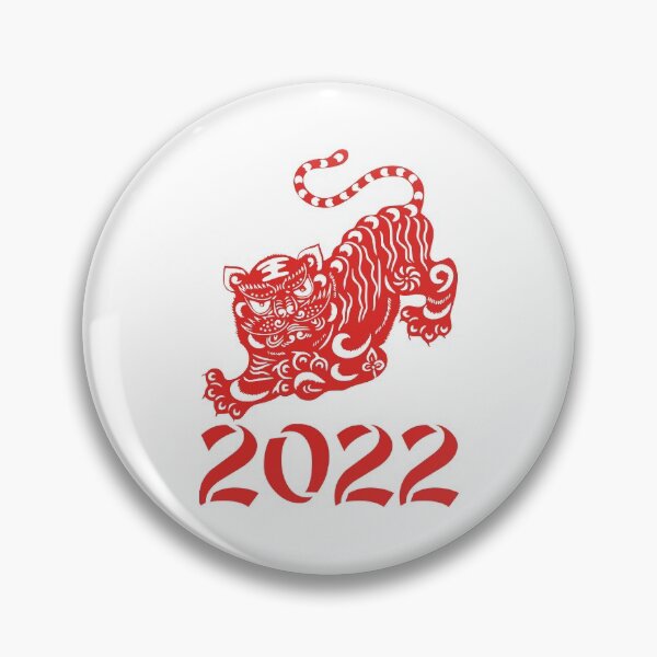 Item preview, Chinese red tiger for new year 2022 designed and sold by Byfab.
