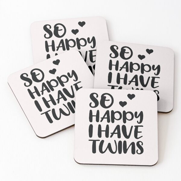 Item preview, So Happy I Have Twins Funny Parent Mom Dad Saying designed and sold by Leader Shirts.