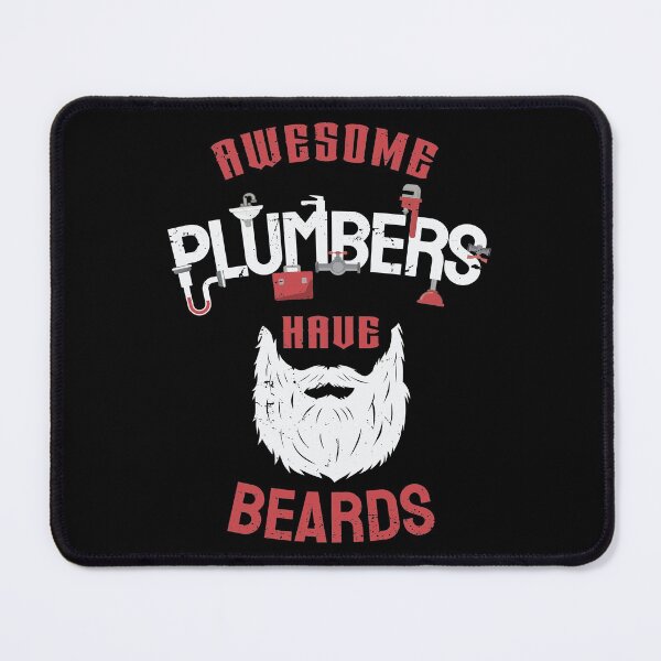 Item preview, Awesome plumbers have beards, cool bearded plumber gift idea designed and sold by anodyle.