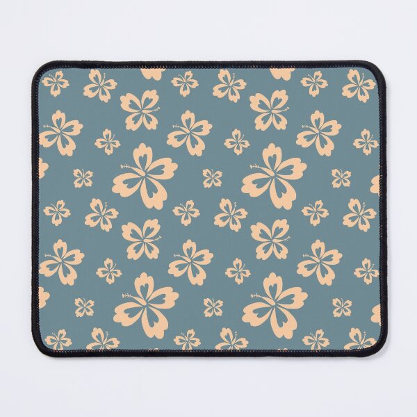 Item preview, Green and Orange Lilies Summer Pattern designed and sold by Missing In Art.