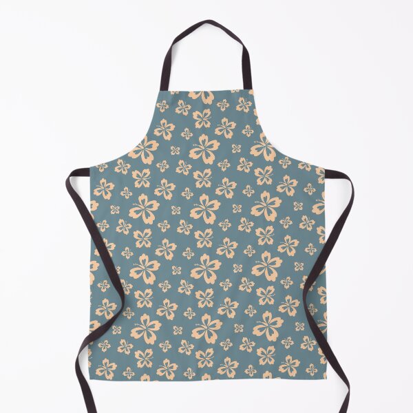 Item preview, Green and Orange Lilies Summer Pattern designed and sold by Missing In Art.