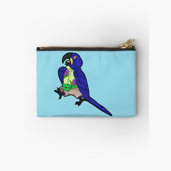 Item preview, Hyacinth Macaw jumping for joy! designed and sold by WildChildArts.