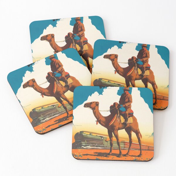 Item preview, Trans Australian Railway Train Vintage Retro Travel Holiday Western Australia designed and sold by Vintage Mag.