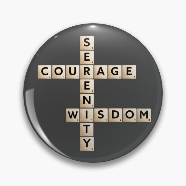 Item preview, The Serenity Prayer - Serenity Courage Wisdom letters designed and sold by superbling.
