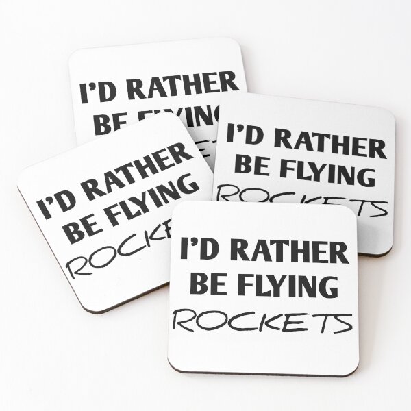Item preview, I'D RATHER BE FLYING ROCKETS  designed and sold by Andersong.