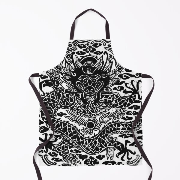 Item preview, Lino print - dragón mítico coreano designed and sold by Karolien Kenis.