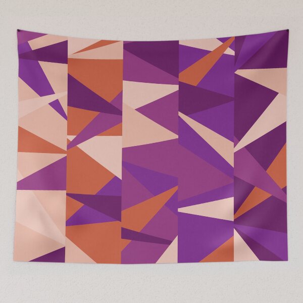 Item preview, Party Fireworks #17 Abstract Triangle Retro Pattern designed and sold by bubblyshades.