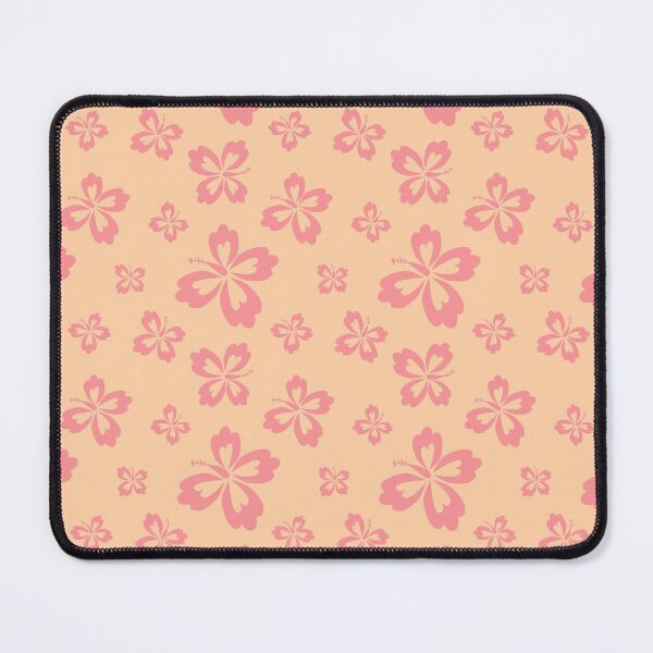 Item preview, Red and Peach Lilies Summer Hawaiian Pattern designed and sold by Missing In Art.