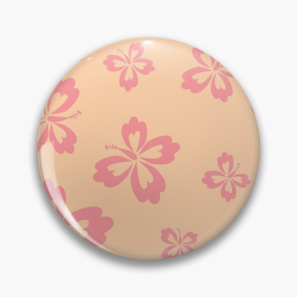 Item preview, Red and Peach Lilies Summer Hawaiian Pattern designed and sold by Missing In Art.