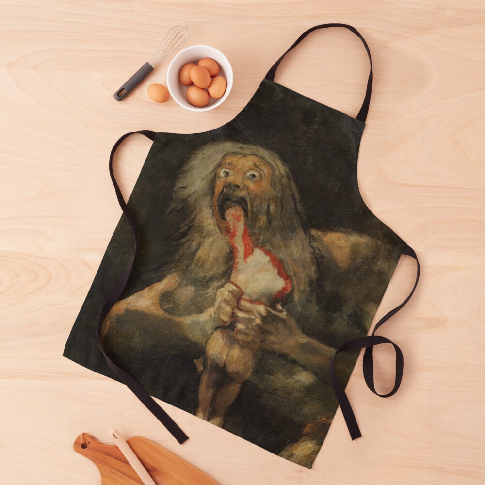 SATURN DEVOURING HIS SON - GOYA Apron