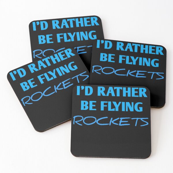 Item preview, I'D RATHER BE FLYING ROCKETS  designed and sold by Andersong.