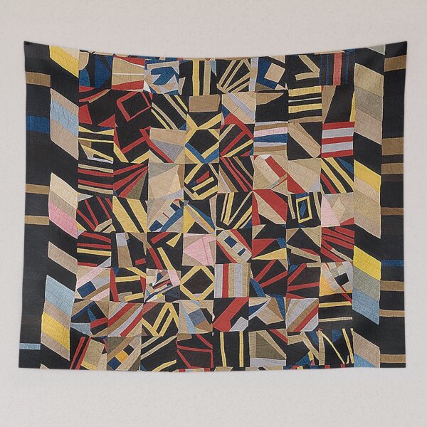 Item preview, quilt, crazy Amish quilt, geometric pattern, Pennsylvannia Dutch quilt, Lancaster PA designed and sold by Nostrathomas66.
