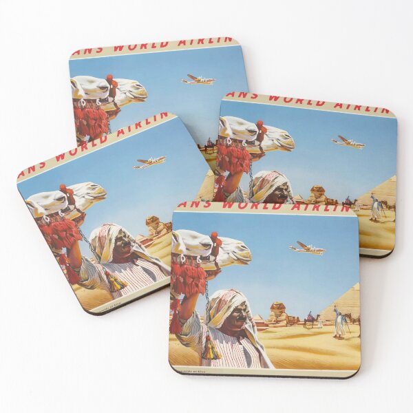 Item preview, The Pyramids Of Giza And The Sphinx, Egypt Vintage Retro Travel Holiday Ancient Africa Camel designed and sold by Vintage Mag.