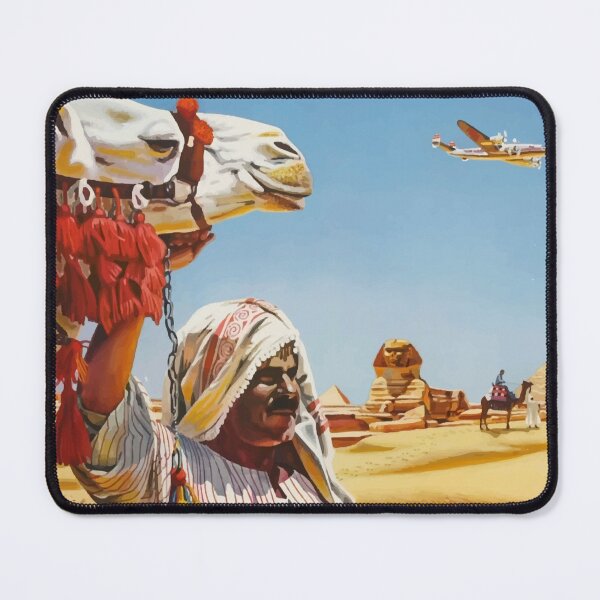 Item preview, The Pyramids Of Giza And The Sphinx, Egypt Vintage Retro Travel Holiday Ancient Africa Camel designed and sold by Vintage Mag.