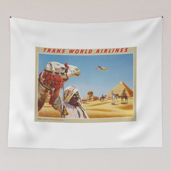 Item preview, The Pyramids Of Giza And The Sphinx, Egypt Vintage Retro Travel Holiday Ancient Africa Camel designed and sold by Vintage Mag.