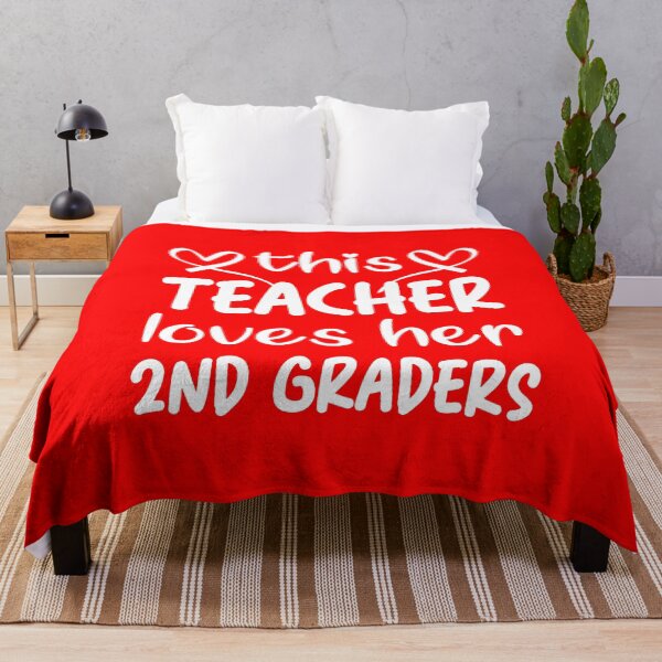 Item preview, This Teacher Loves Her 2nd Graders: Funny 2nd Grade Teacher Valentines Day Party Quote for Women Teacher designed and sold by Shopnetro.