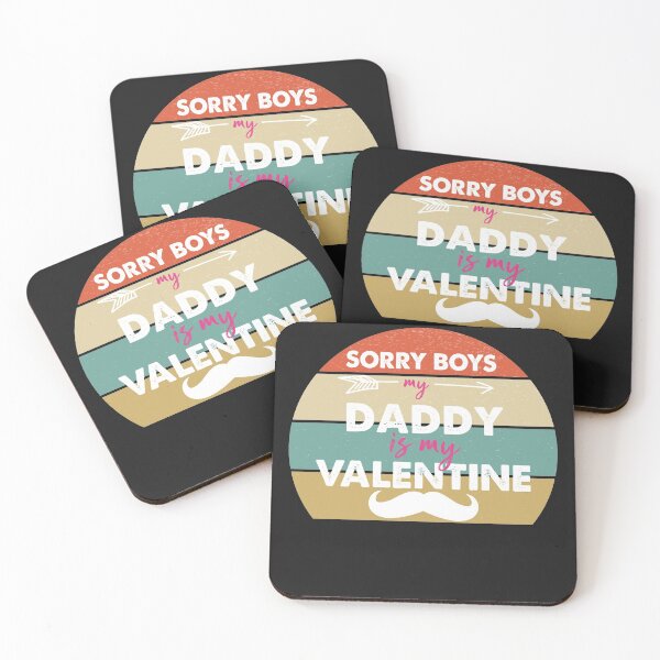 Item preview,  Sorry Boys My Daddy Is My Valentine Valentine's Day T-Shirt  designed and sold by Powerredge.