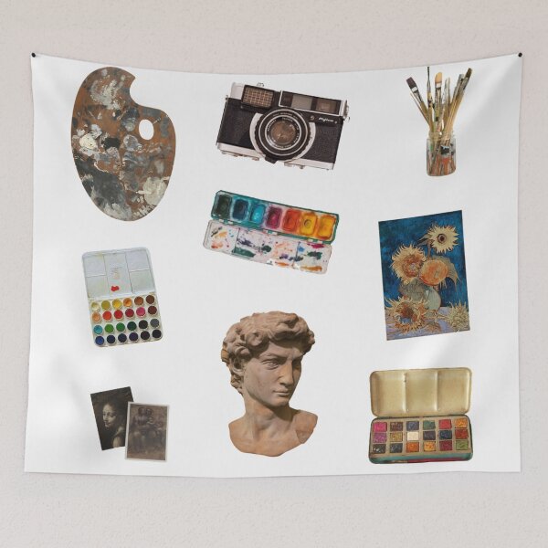 Item preview, Art Lover Collage and Sticker Pack  designed and sold by Pinkmagenta.