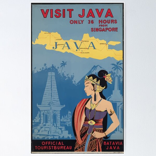 Item preview, Java Indonesia Vintage Retro Travel Summer Holiday Jakarta 1960s designed and sold by Vintage Mag.