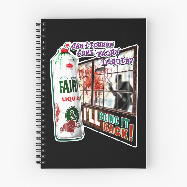 Item preview, CAN I BORROW SOME FAIRY LIQUID? I’LL BRING IT BACK! - Ralph Jolly mops the blood - Mr Jolly Lives Next Door Inspired designed and sold by RetroTeeStudio.