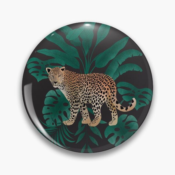 Item preview, Leopard Collection - slate grey and green designed and sold by Hollyroseart.