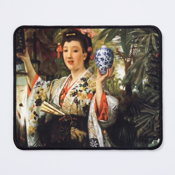 Item preview, The Japanese Vase - James Tissot designed and sold by TheSoulOfArt.