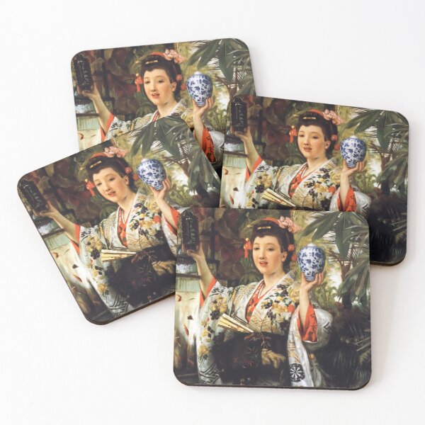 Item preview, The Japanese Vase - James Tissot  designed and sold by TheSoulOfArt.