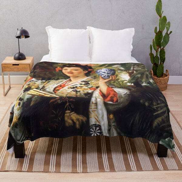Item preview, The Japanese Vase - James Tissot  designed and sold by TheSoulOfArt.