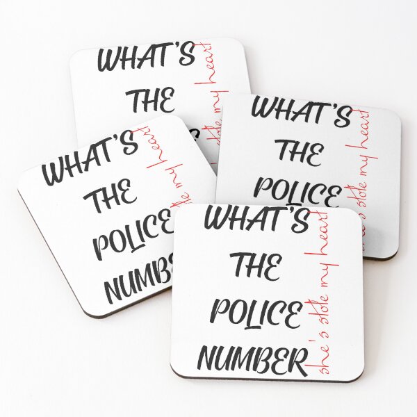 Item preview, What's The police number she's stole my heart  designed and sold by Haitam771.