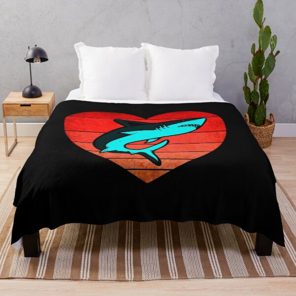 Artikelvorschau, Shark Valentine, Vintage Heart Sunset entworfen und verkauft von ACC .