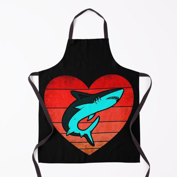 Item preview, Shark Valentine, Vintage Heart Sunset  designed and sold by ACC .