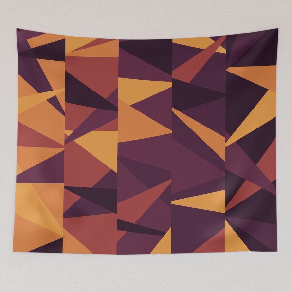Item preview, Party Fireworks #22 Abstract Triangle Retro Pattern designed and sold by bubblyshades.