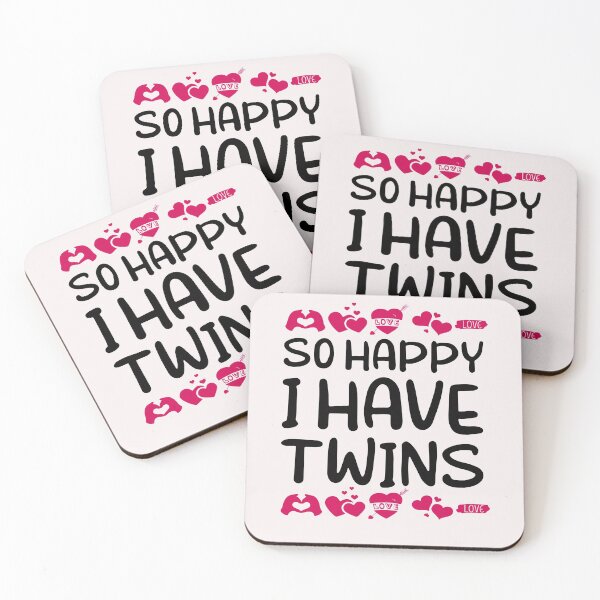 Item preview, So Happy I Have Twins Funny Parent Mom Dad Saying designed and sold by Leader Shirts.