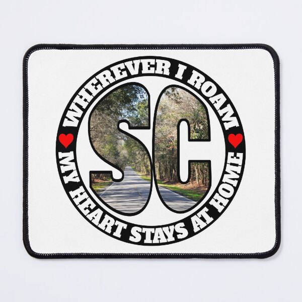 Item preview, Heart Stays Home - South Carolina designed and sold by DonDota.