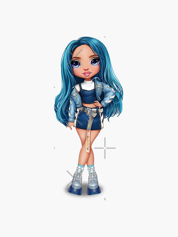 "Rainbow High Skylar Bradshaw" Sticker for Sale by BreannaRobin Redbubble